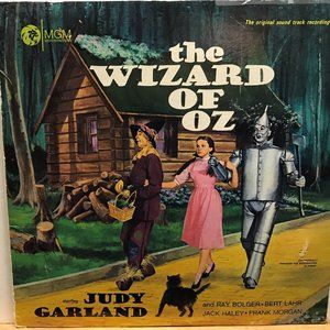 Wizard of Oz album, color book & poster -Vintage